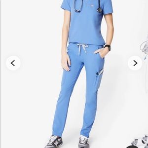 Figs Ceil Blue Scrubs